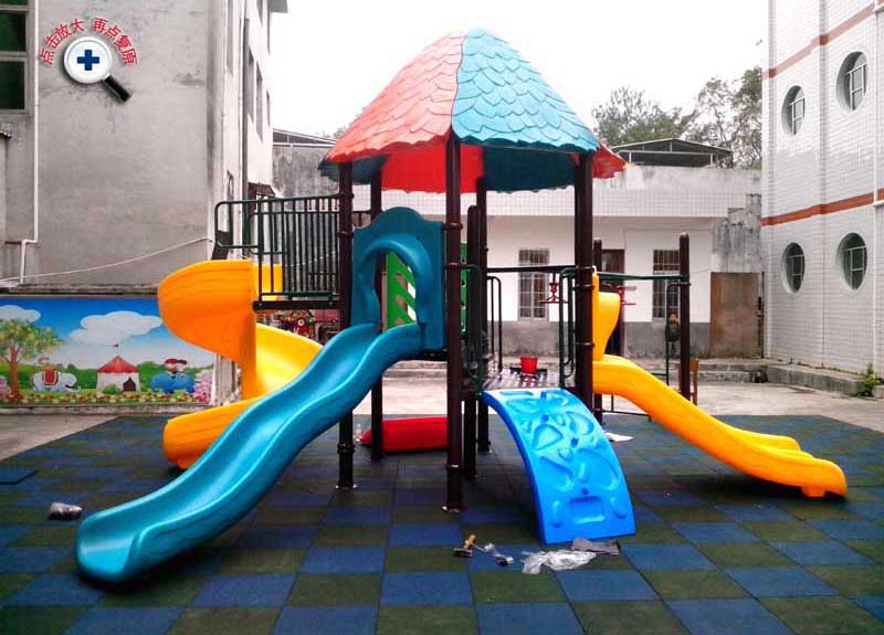 福建省长汀县宣成幼儿园滑梯工程案例(图2)