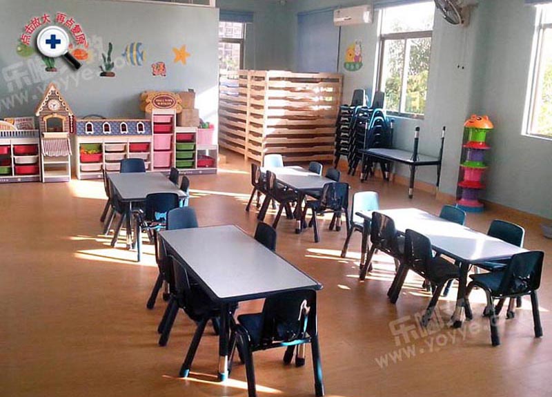 汕尾市金太阳艺术幼儿园家具及滑梯工程案例(图9)