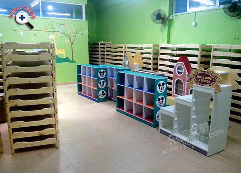汕尾市金太阳艺术幼儿园家具及滑梯工程案例(图6)