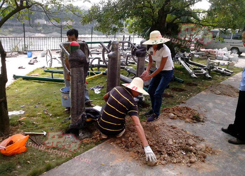 广州萝岗科学城小区器材供应及安装工程案例(图2)