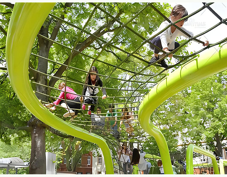 绳网攀爬游乐设备展示十六(图3)