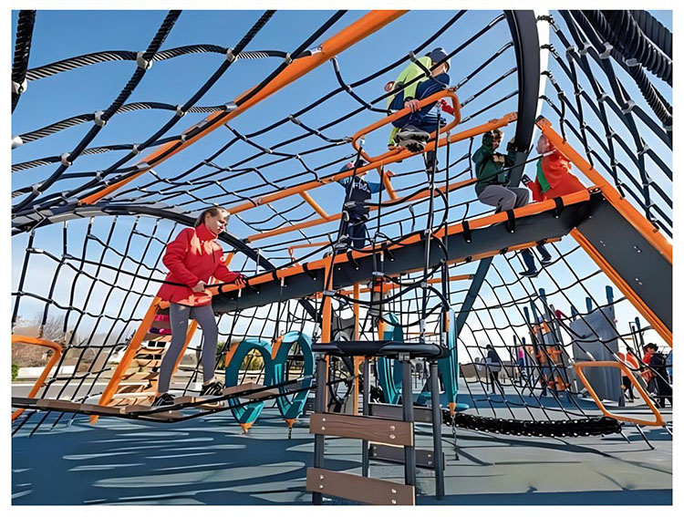 绳网攀爬游乐设备展示十六(图19)